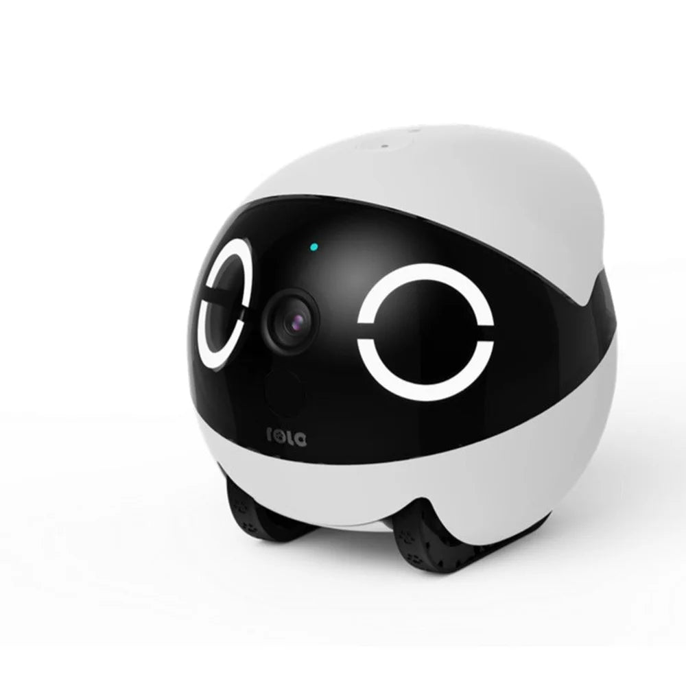ROLA Mini Companion Robot 2K Camera Night Vision Pet Monitor Home Security Pet Camera Tumbler Design Realtime Control